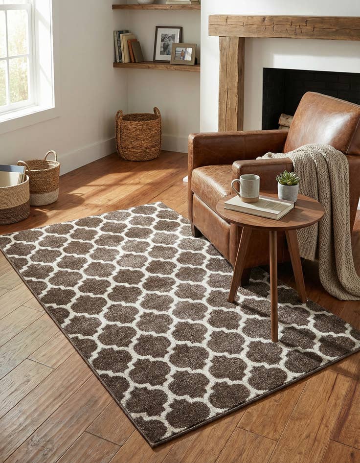 Detail image of 3' x 5' 3 Lattice Rug