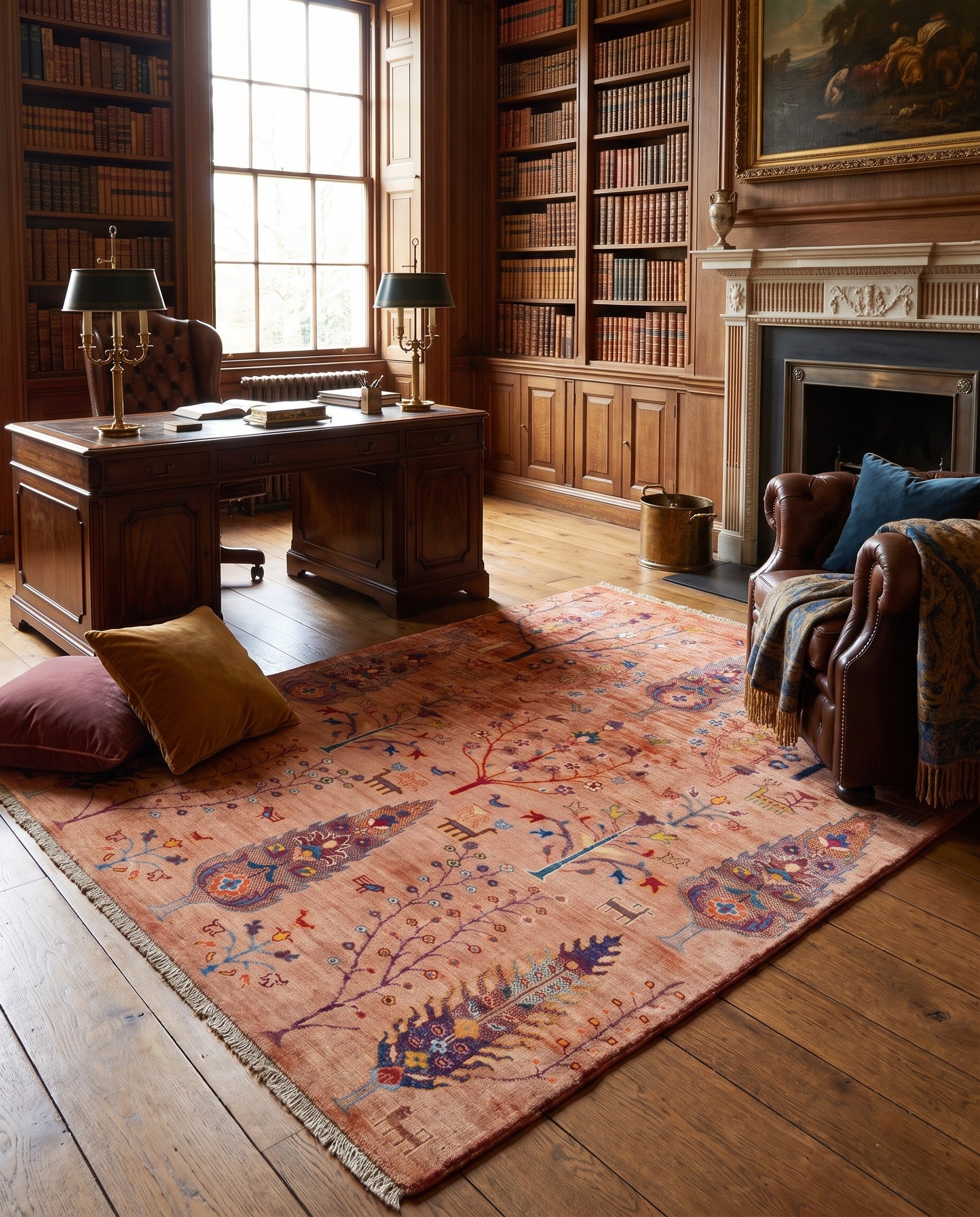 4' 3 x 6' 5 Hand Knotted Ariana Ziegler Rug