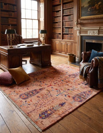4' 3 x 6' 5 Hand Knotted Ariana Ziegler Rug