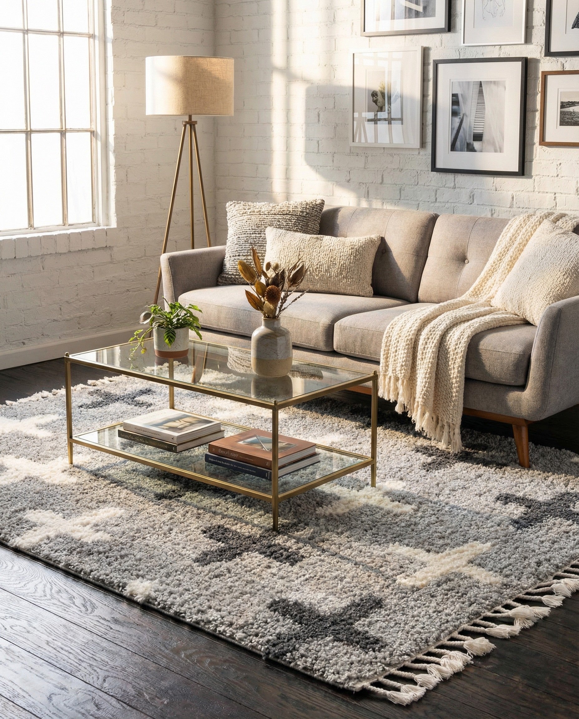 5' x 8' Athena Shag Rug