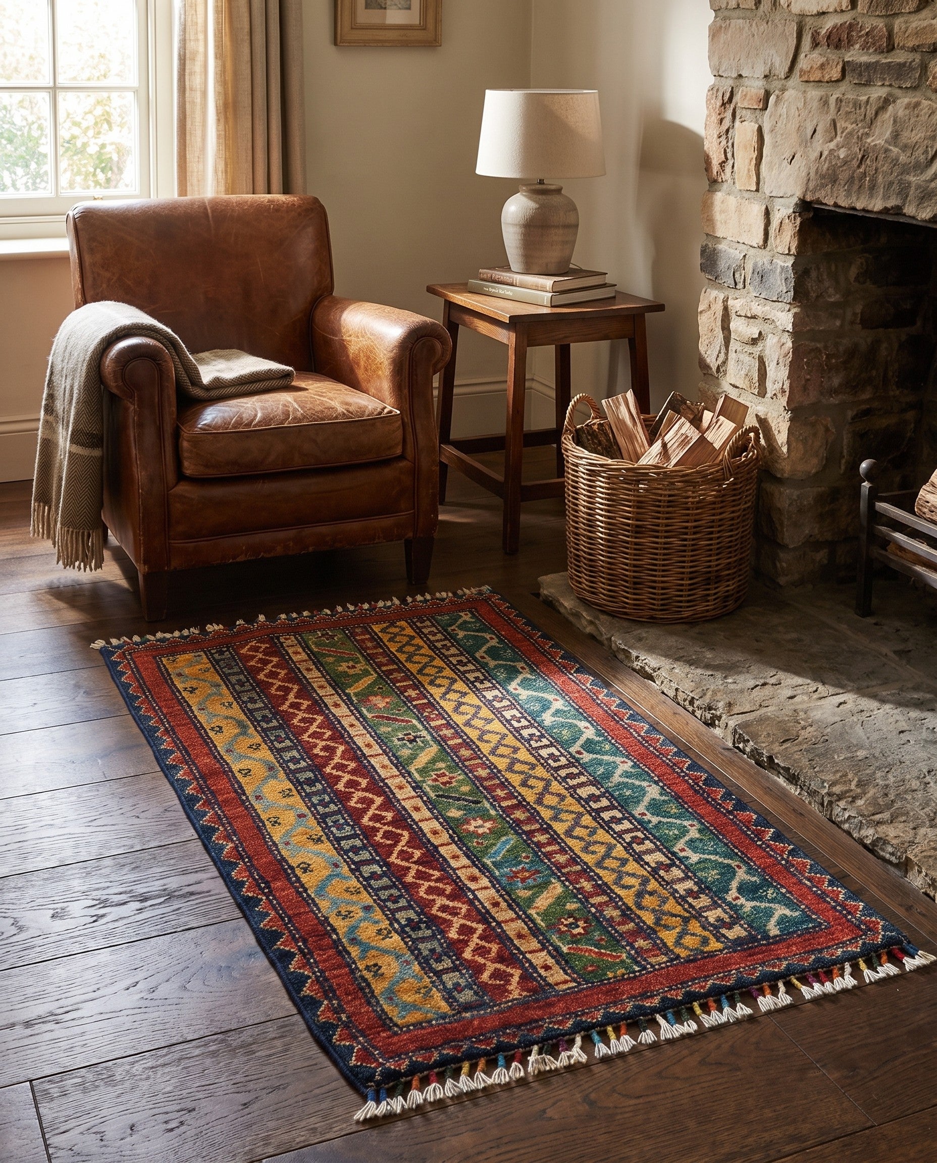 1' 8 x 3' 1 Hand Knotted Ariana Ziegler Rug