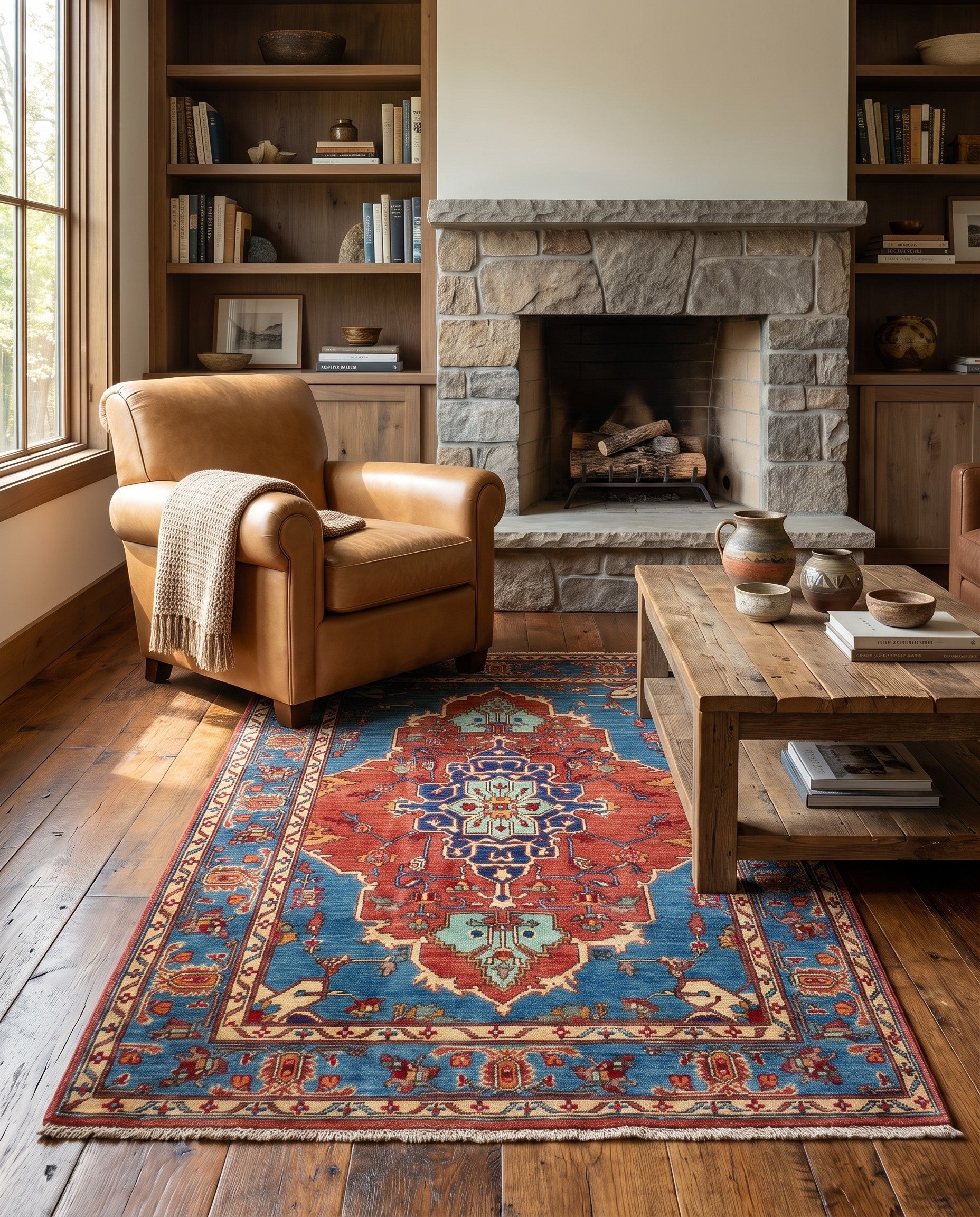3' 8 x 5' 6 Hand Knotted Kazak Rug