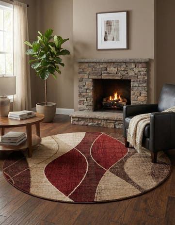 7' 10 x 7' 10 Equinox Round Rug