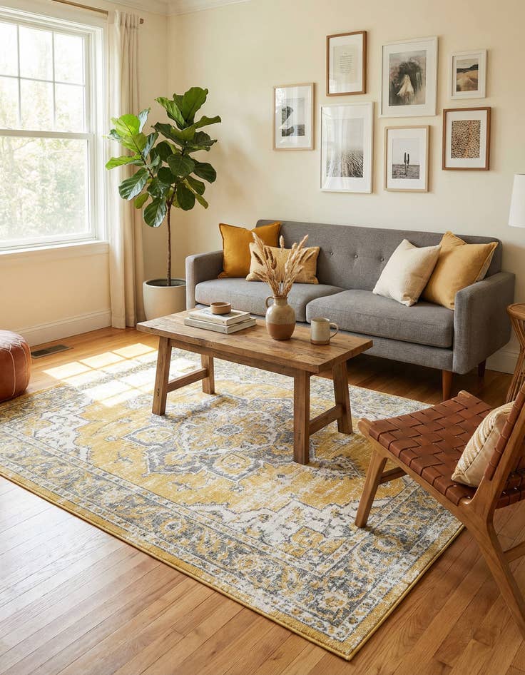 Detail image of 5' 5 x 8' Santiago Rug