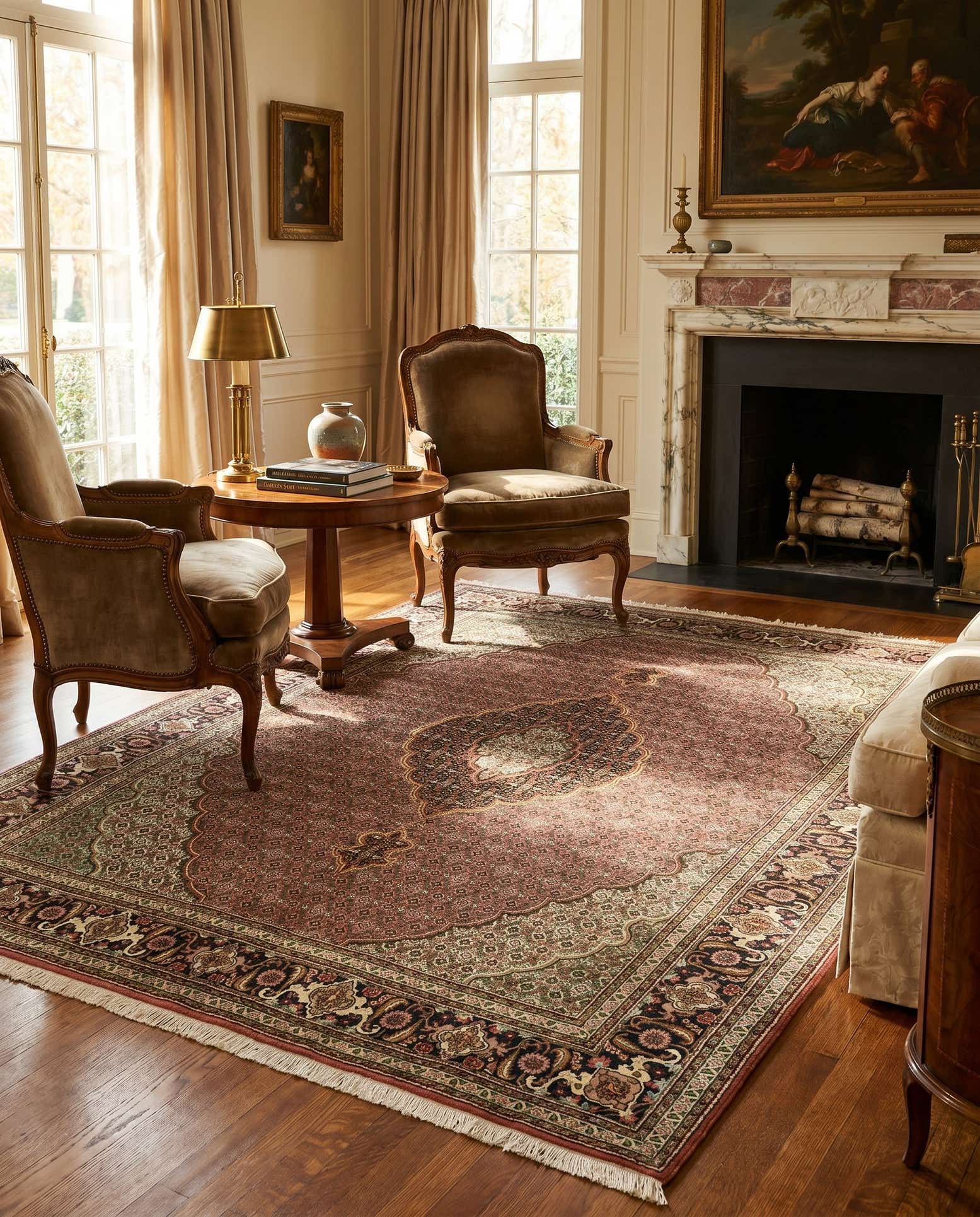 5' 1 x 6' 10 Tabriz Rug