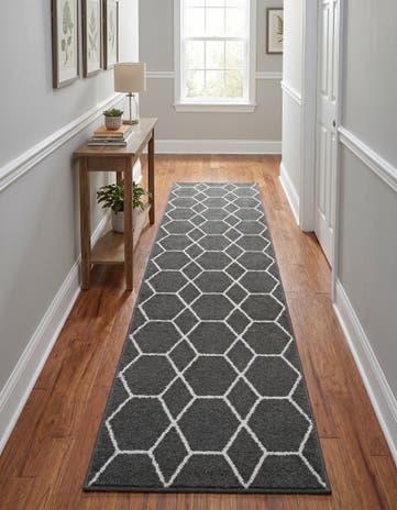 2' x 8' Lattice Frieze Runner Rug