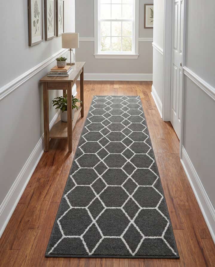 2' x 8' Lattice Frieze Runner Rug