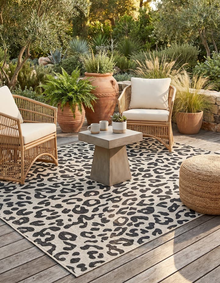 7' 10 x 7' 10 Easy-Clean Safari Indoor / Outdoor...