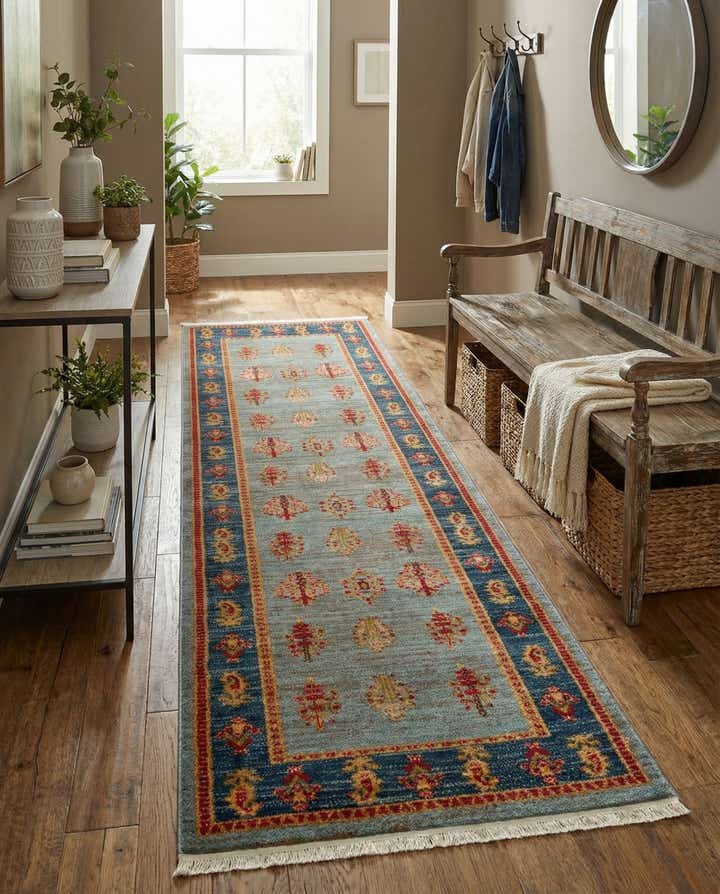 2' 7 x 10' Kashkuli Gabbeh Runner Rug