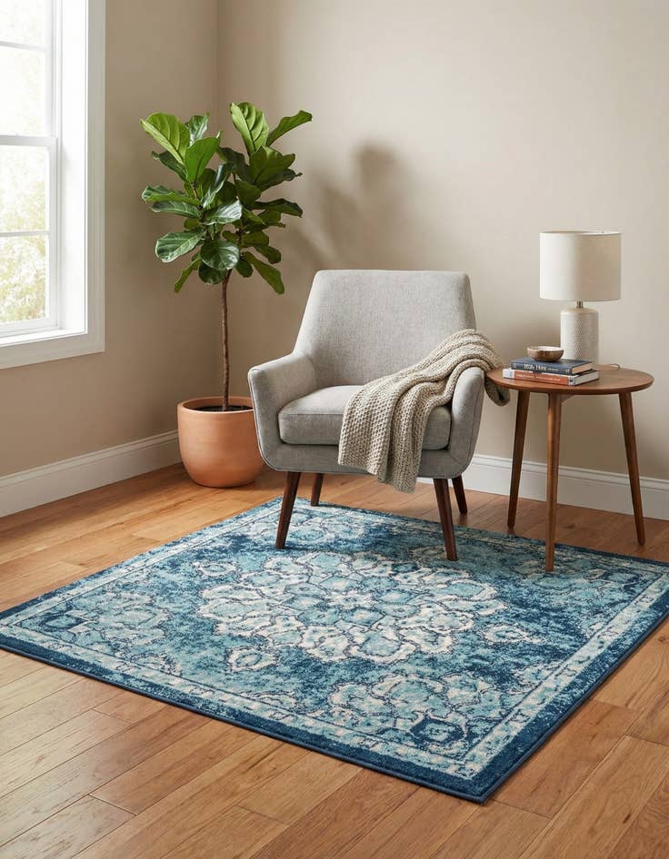 Detail image of 4' x 4' Parker Square Rug