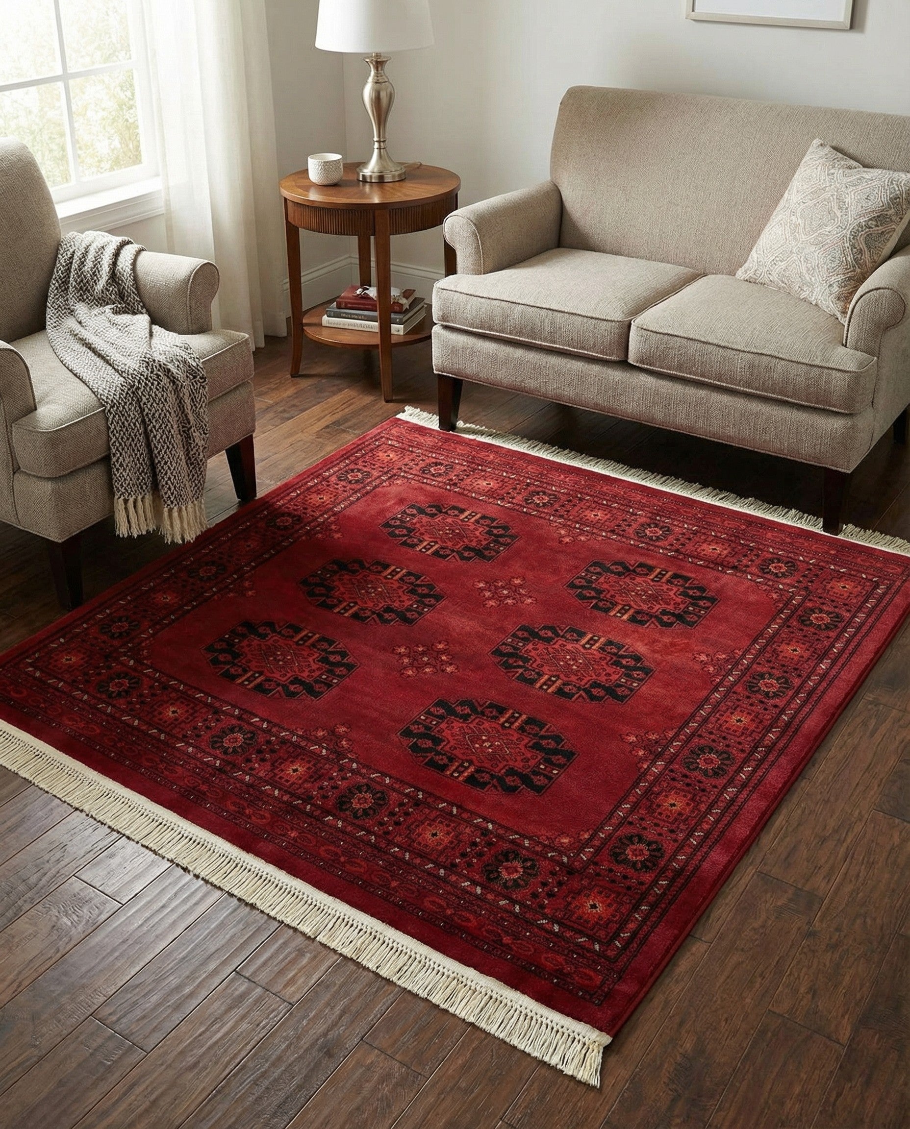 5' 3 x 5' 3 Bokhara Square Rug