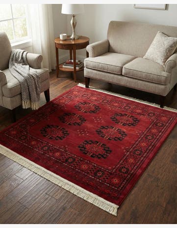 5' 3 x 5' 3 Bokhara Square Rug