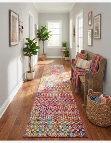 Moroccan Trellis Runner Rug