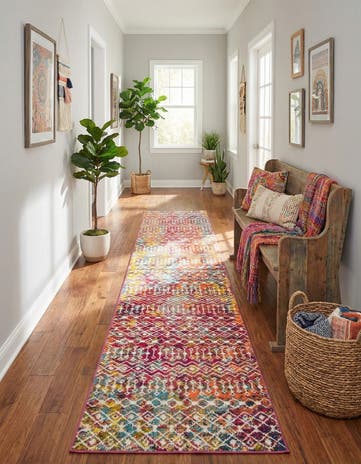 Moroccan Trellis Runner Rug