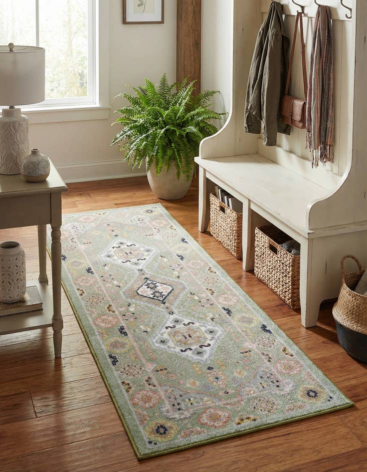 Detail image of 2' x 5' Kamala Washable Runner Rug