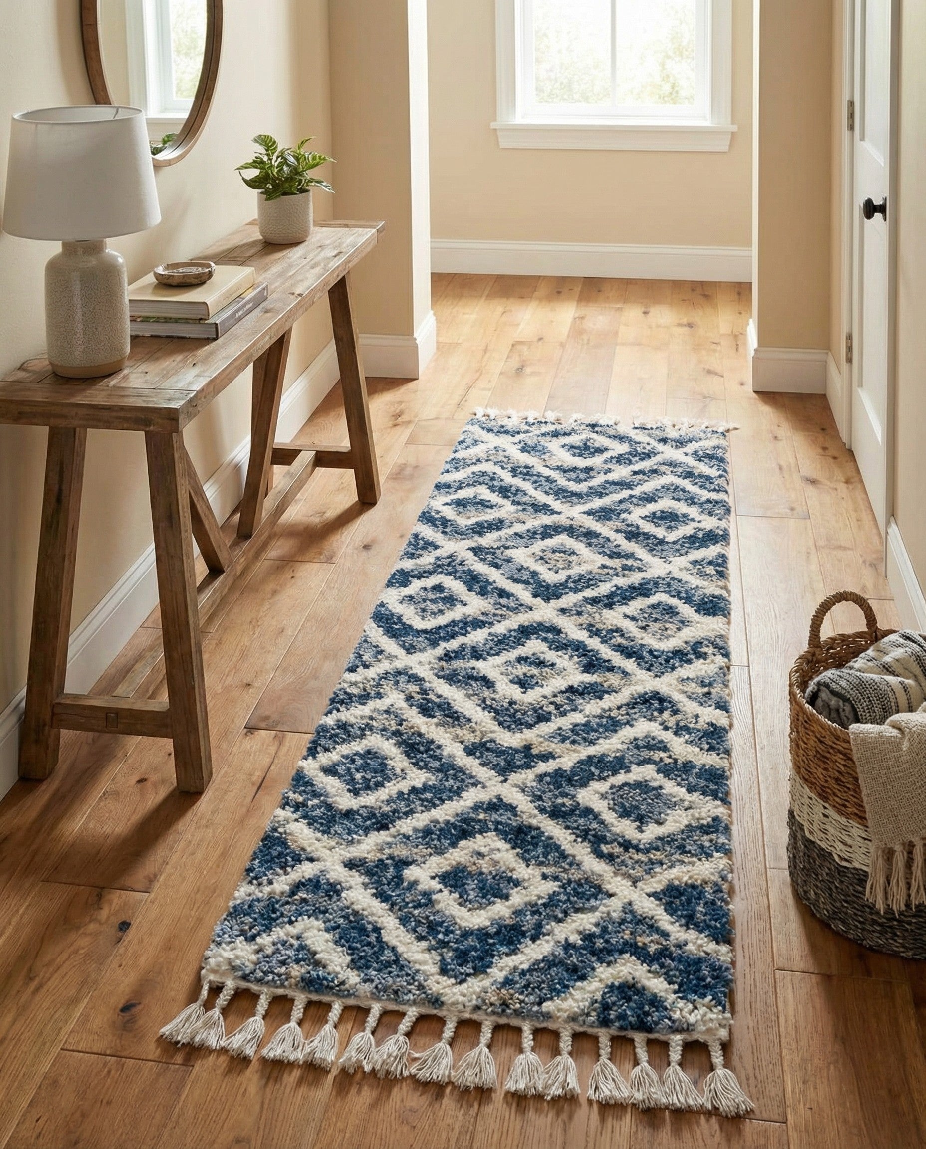 2' 2 x 6' Lagom Shag Runner Rug