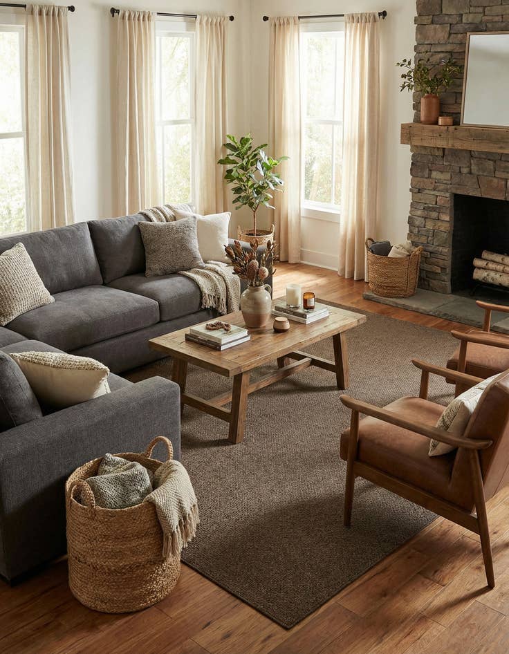 Detail image of 12' x 12' Dunes Square Rug