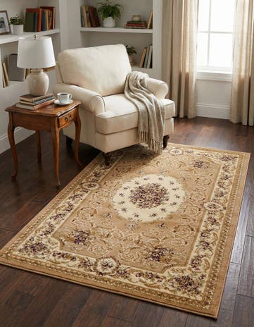 Tan Chateau Rug