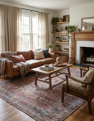 9' 2 x 12' Washable Nostalgia Rug