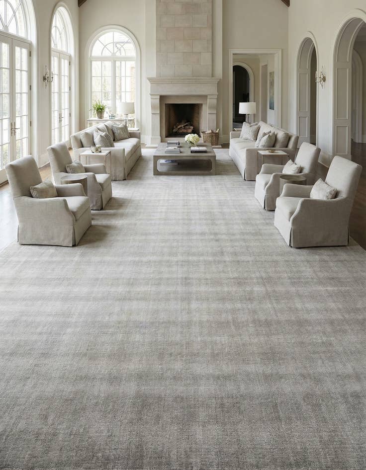 Detail image of 13' 1 x 18' 1  Hand Woven Jill Zarin English Manor Wool Rug