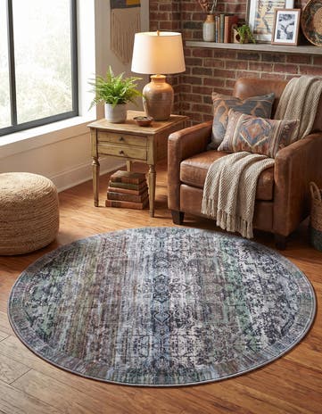 4' x 4' Renaissance Round Rug