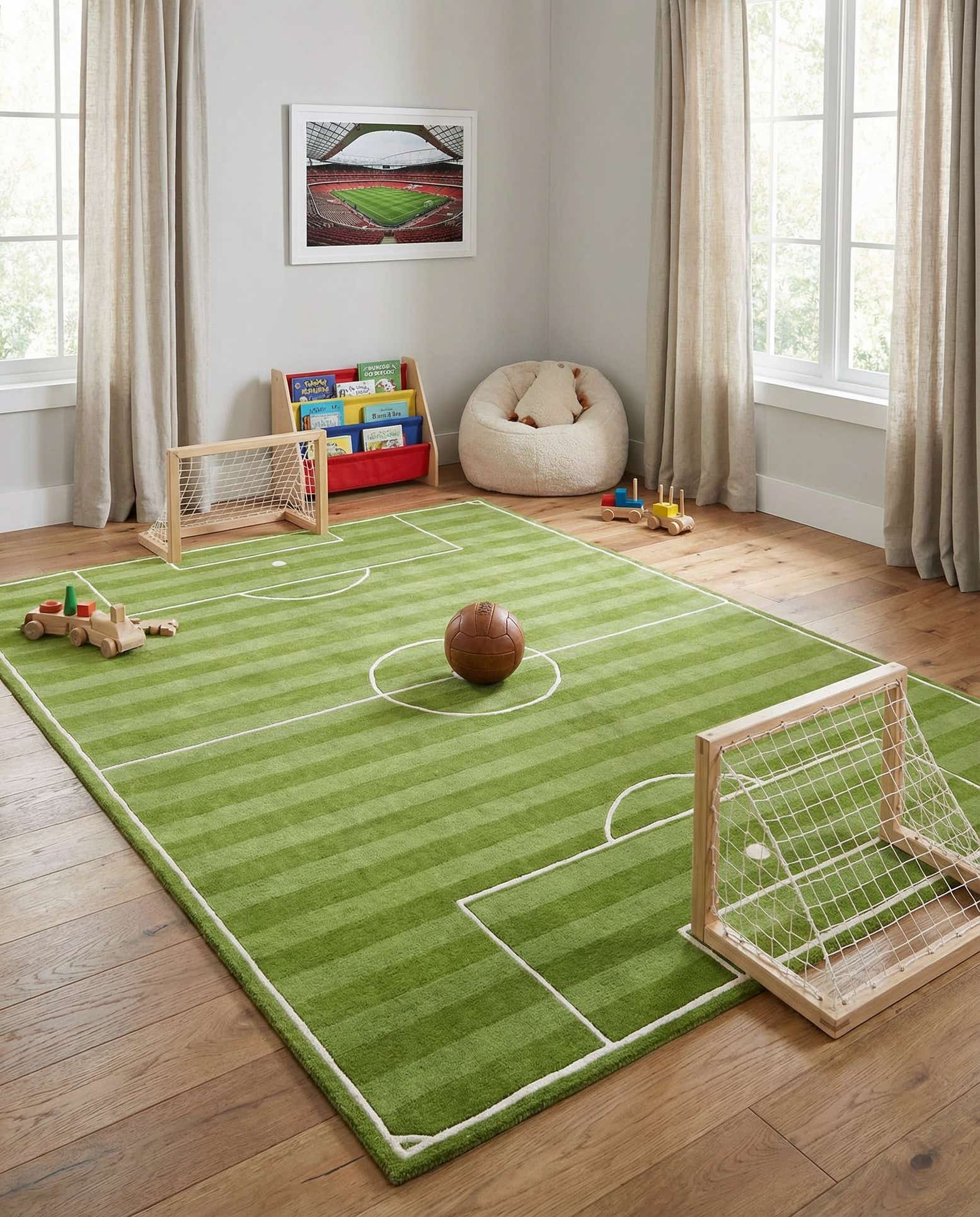 9' x 12' Playtime Kids Wool Freeform Rug