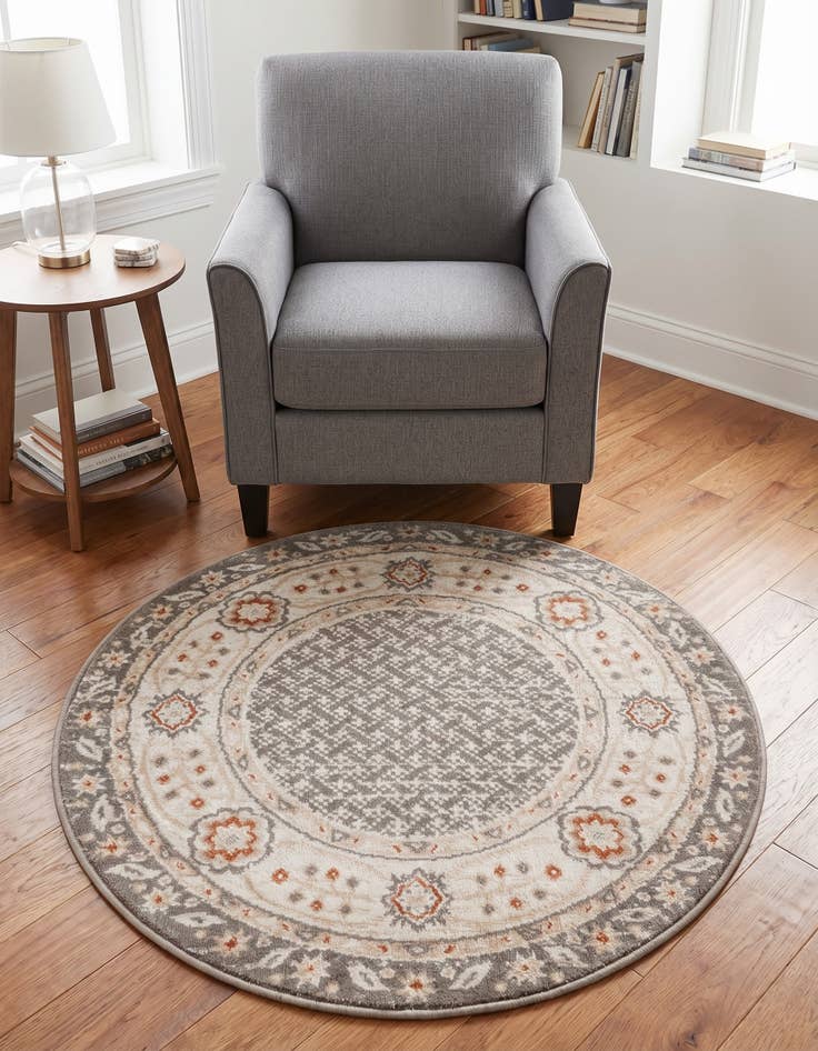 Detail image of 3' x 3' Charlotte Round Rug