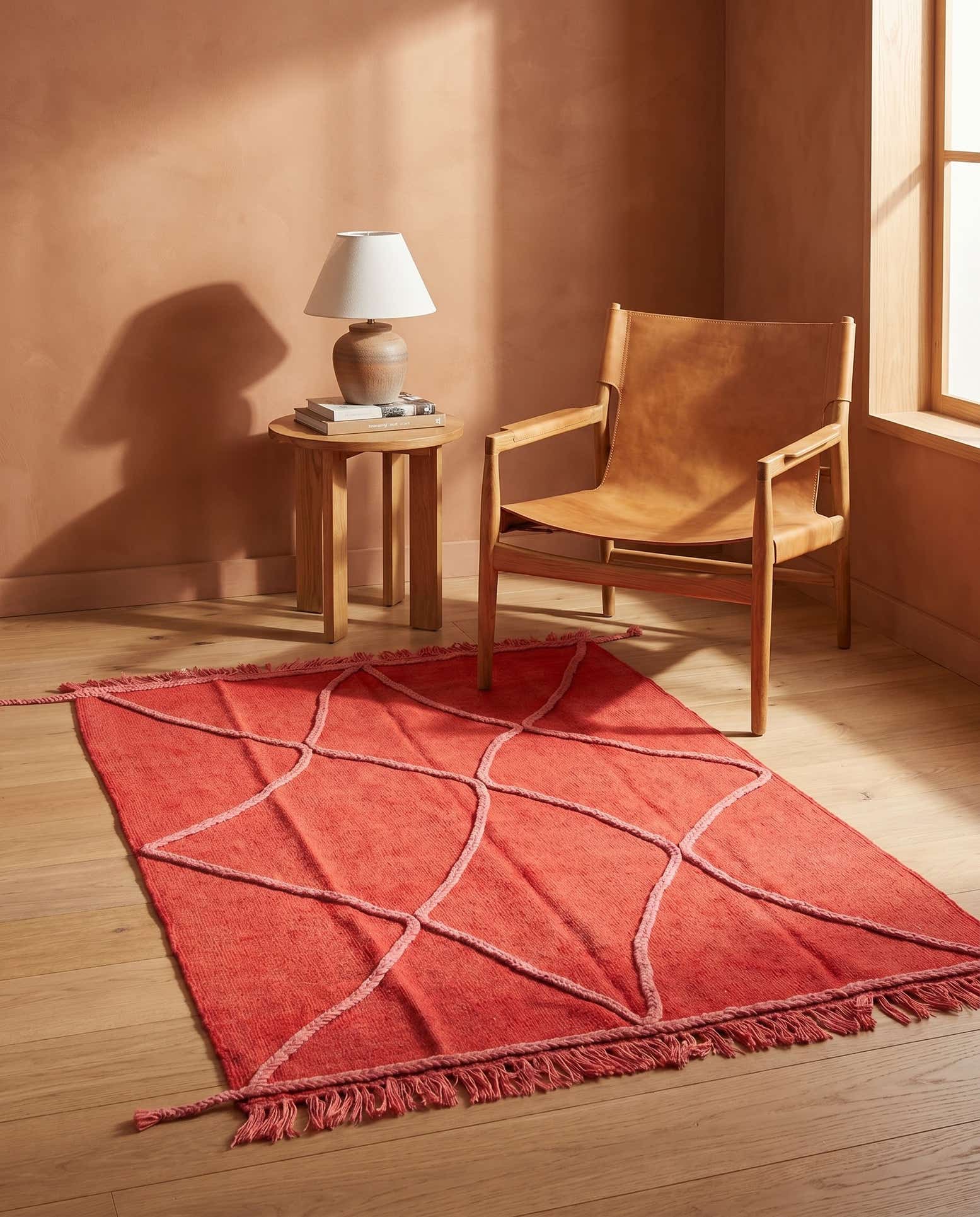 3' 6 x 4' 10 Hand Knotted Moroccan Wool Rug