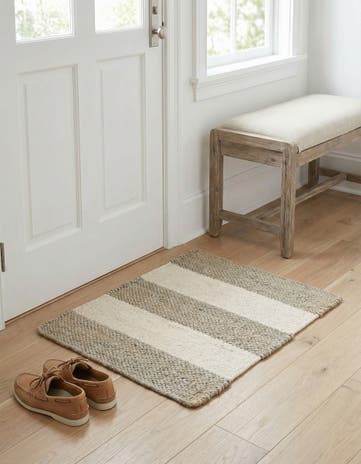 Gray Hand Woven Jill Zarin Hamptons Rug