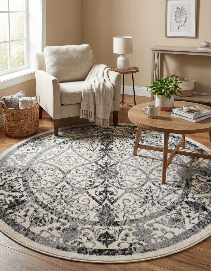 6' x 6' Miranda Round Rug