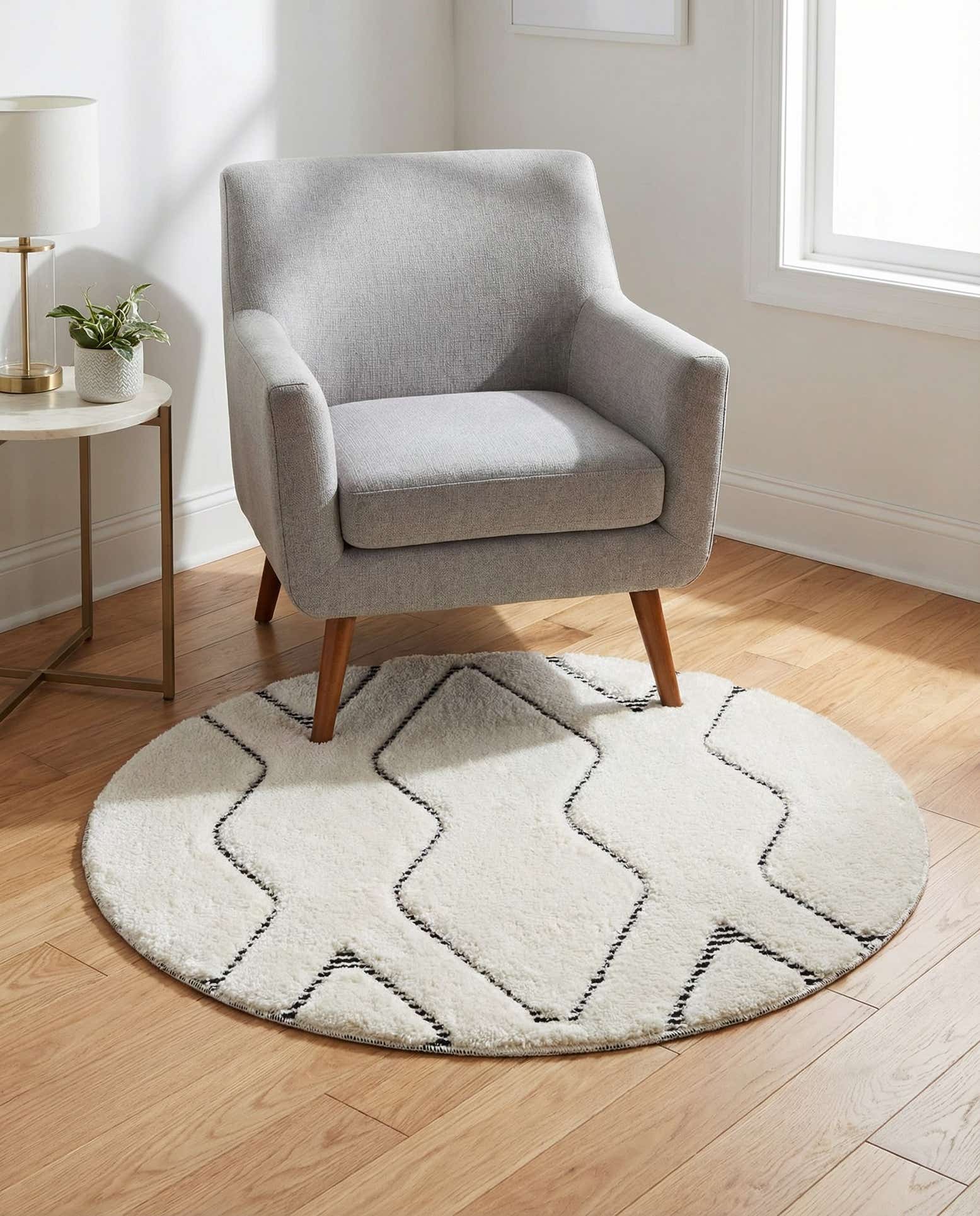 3' x 3' Prismatic Round Rug