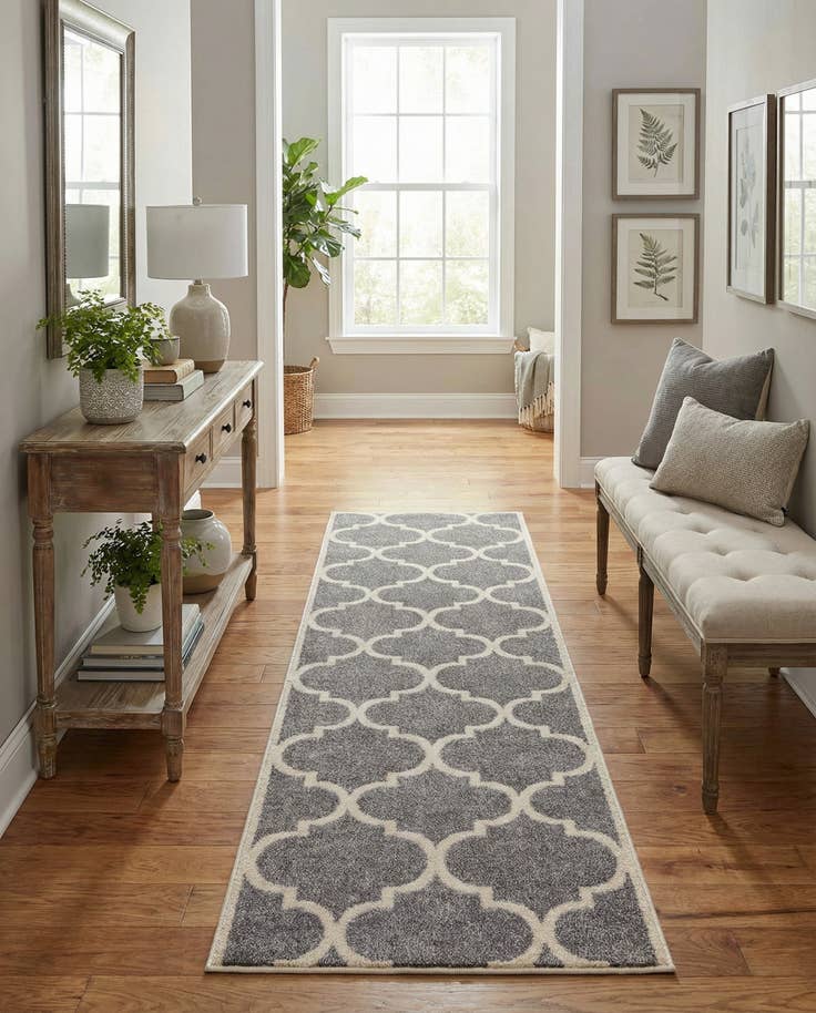 Detail image of 2' 7 x 10' Lattice Runner Rug