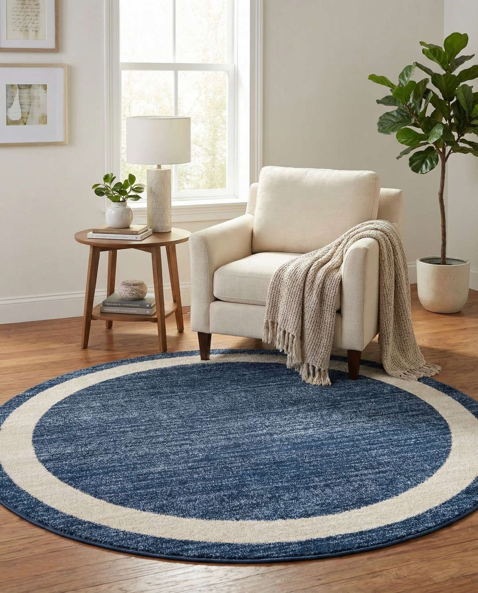 6' x 6' Angelica Round Rug