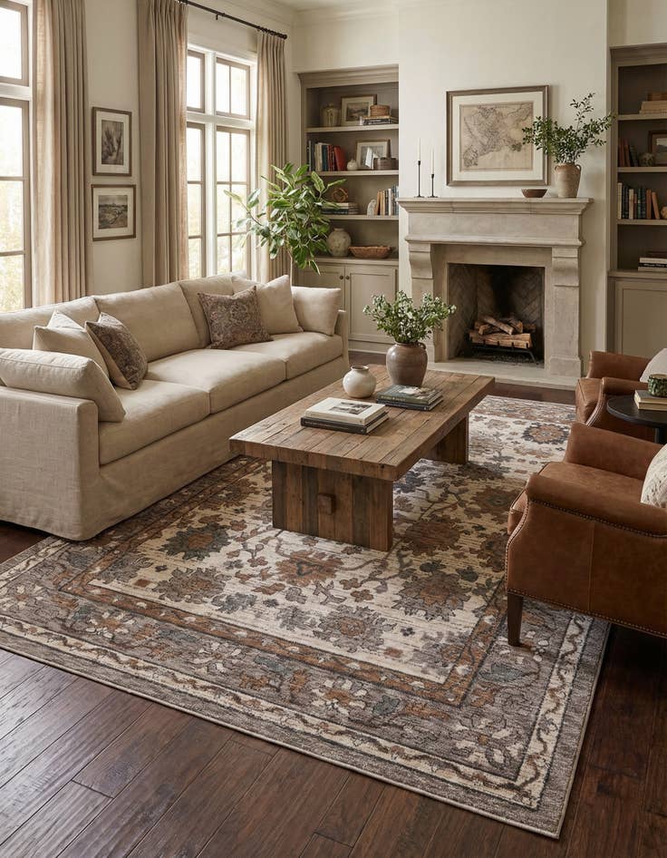 Detail image of 9' x 12' 6 Grand Tradition Rug