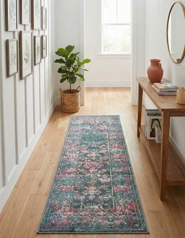 Gray Delilah Runner Rug
