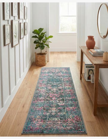 Gray Delilah Runner Rug