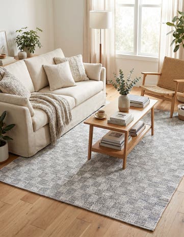 8' x 10' Hand Woven Chindi Cotton Rug
