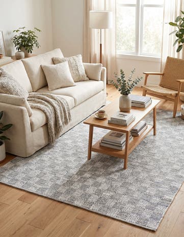 8' x 10' Hand Woven Chindi Cotton Rug