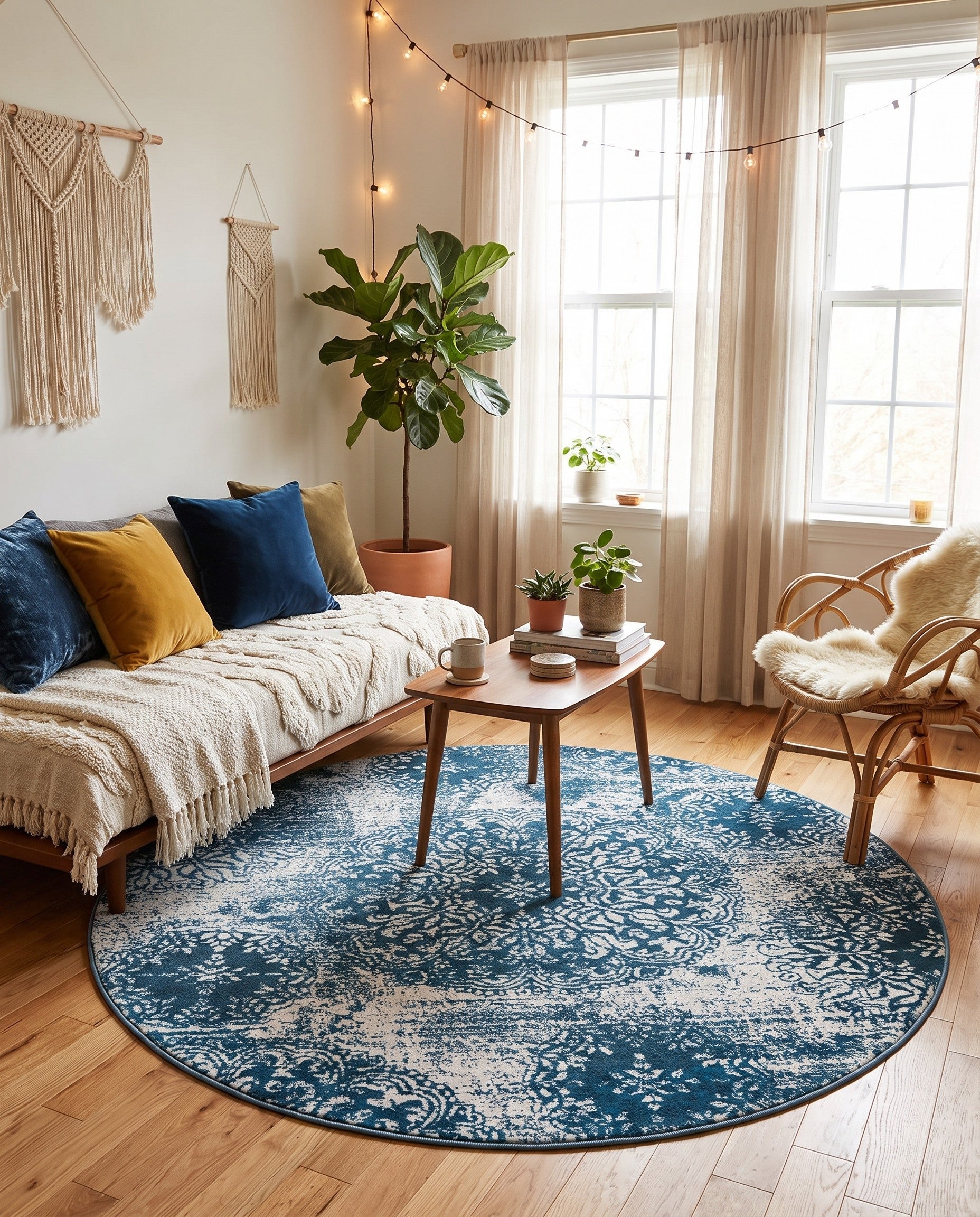 5' 3 x 5' 3 Monte Carlo Round Rug