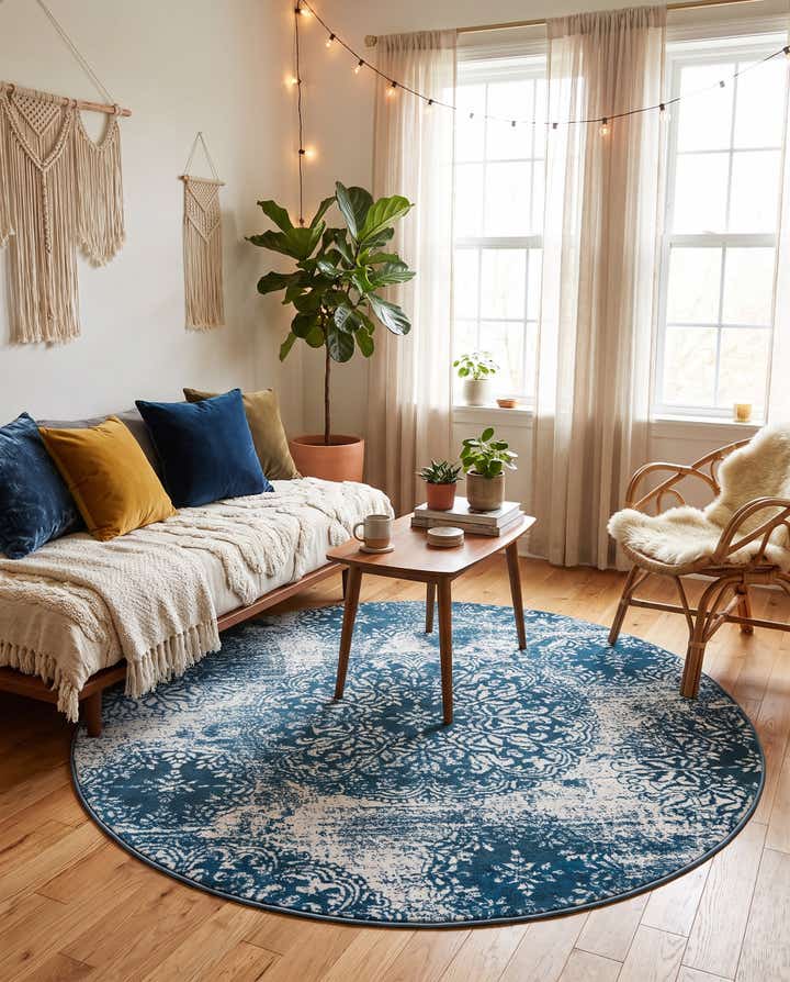 5' 3 x 5' 3 Monaco Round Rug