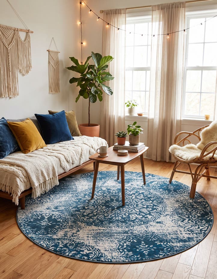5' 3 x 5' 3 Monte Carlo Round Rug