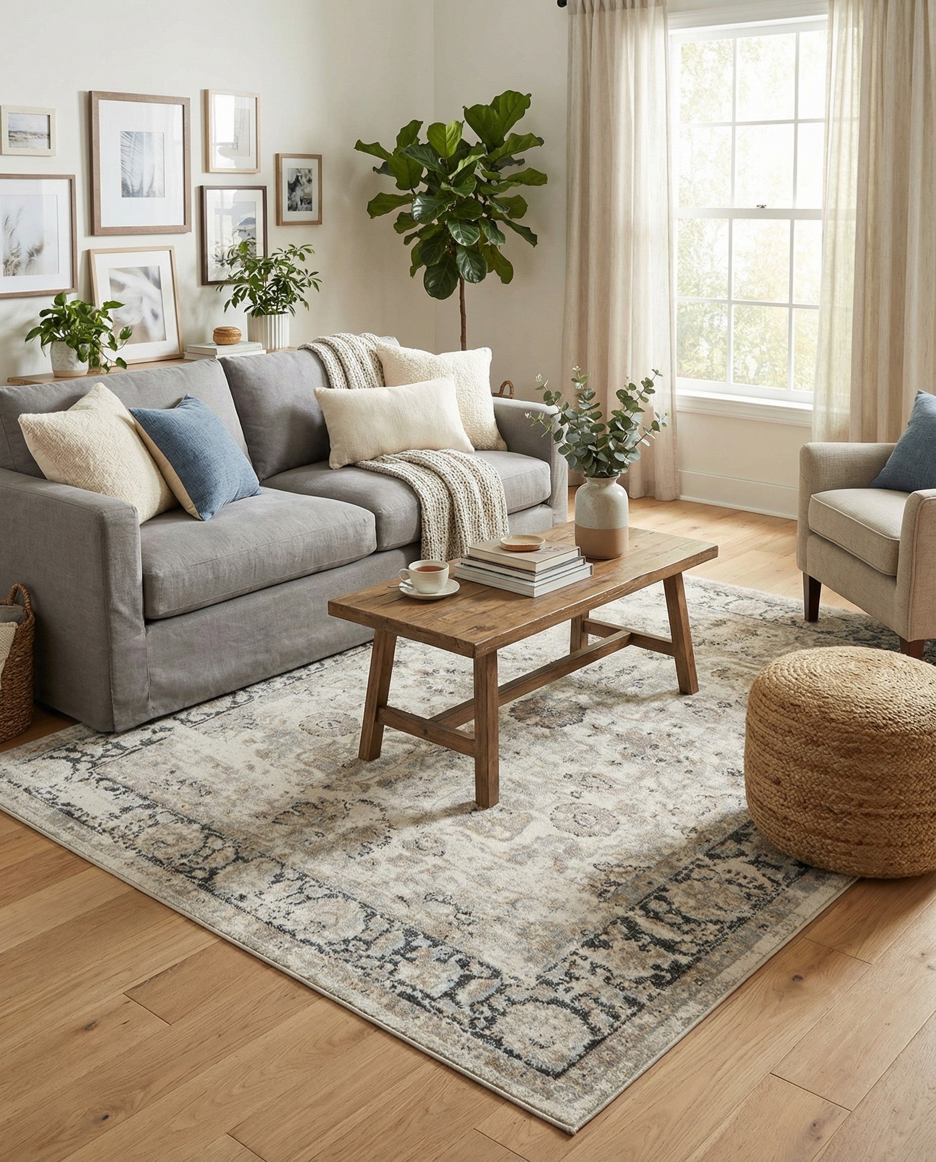 7' 9 x 9' 10 Kamala Washable Rug