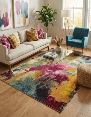 5' x 8' Washable Hyacinth Rug