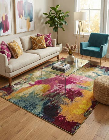 5' x 8' Washable Hyacinth Rug