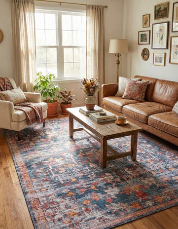 6' x 9' Washable Maahru Rug