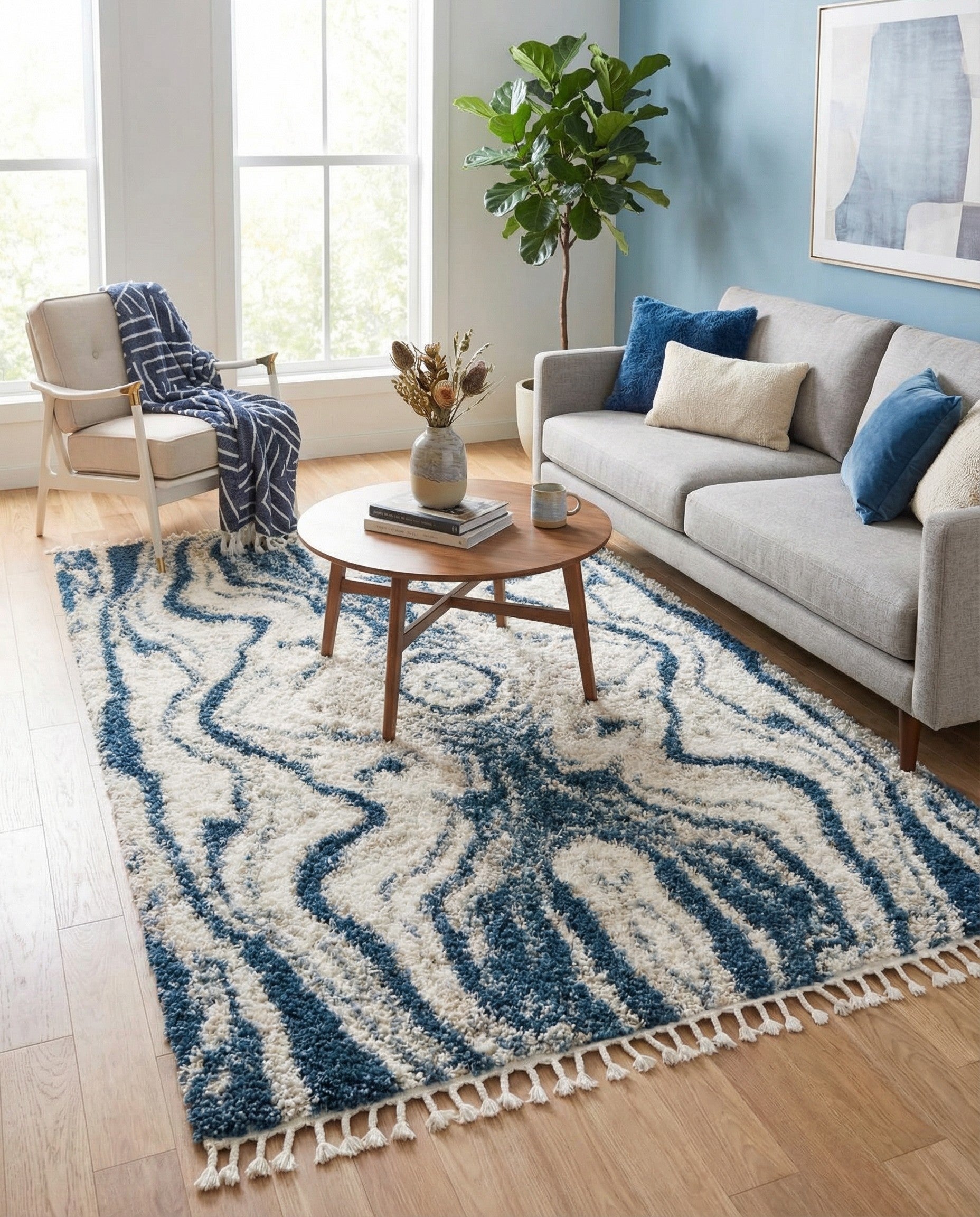 5' x 8' Lagom Shag Rug