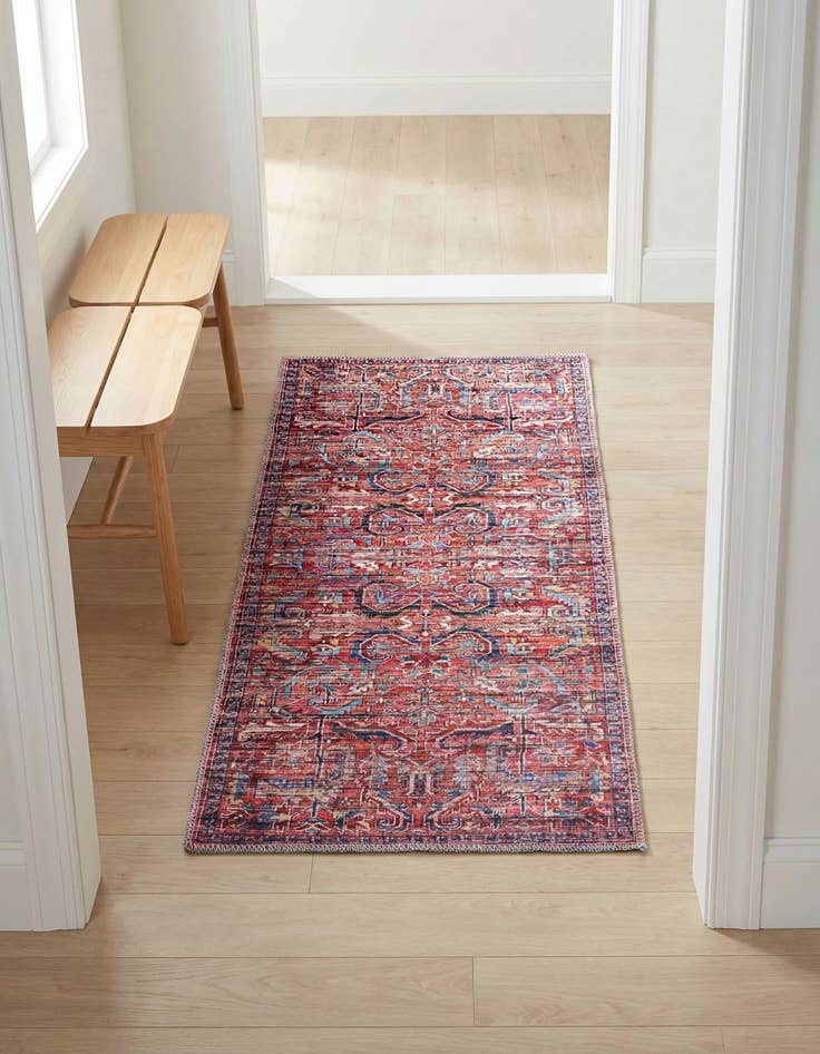 Detail image of 2' x 4' Washable Maahru Runner Rug