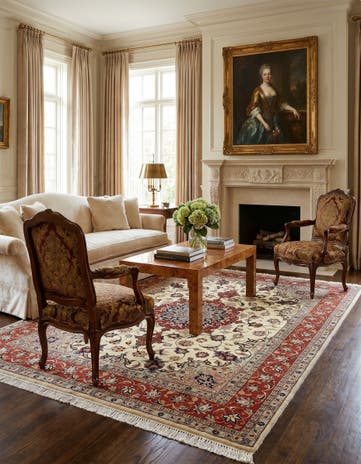 5' 1 x 6' 9 Tabriz Rug
