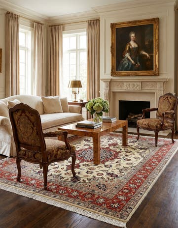 5' 1 x 6' 9 Tabriz Rug