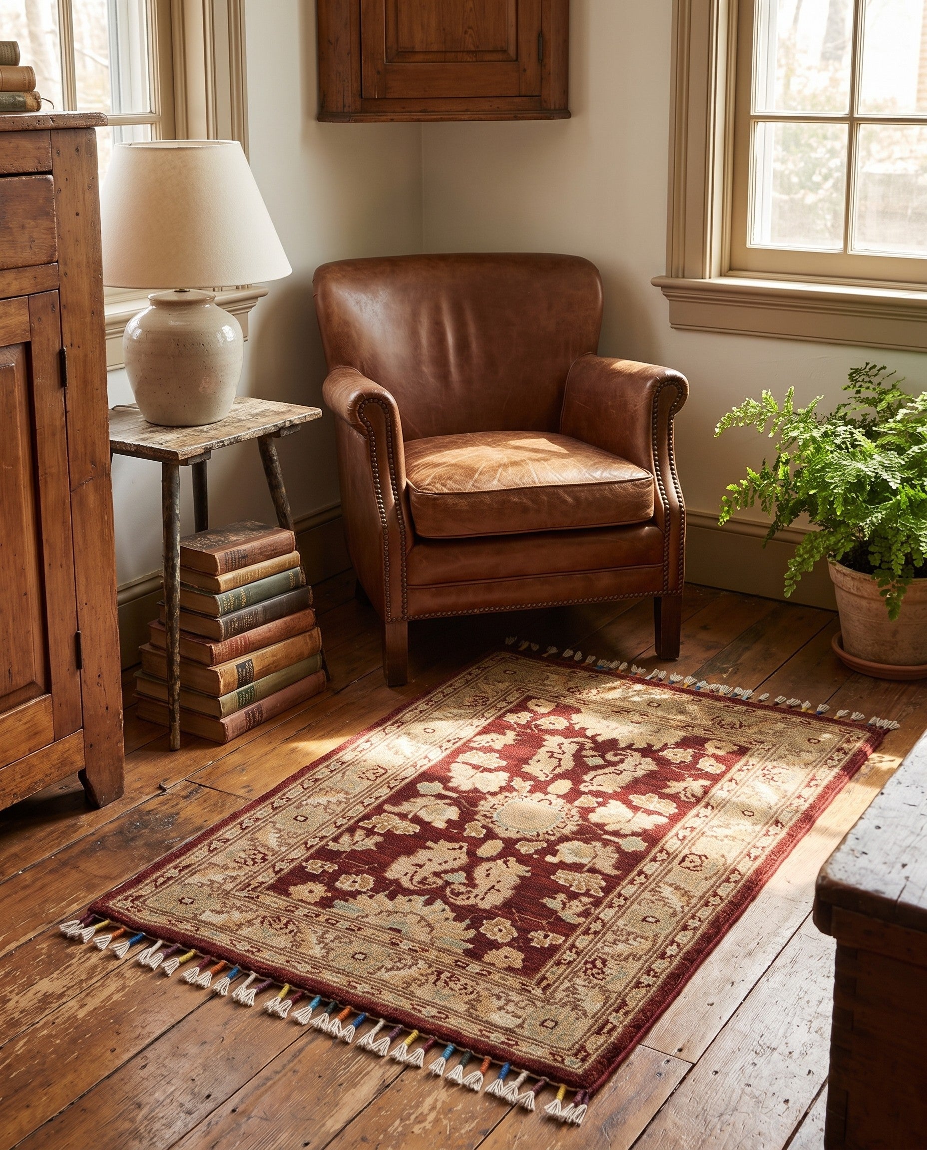 1' 11 x 2' 9 Hand Knotted Ariana Ziegler Rug